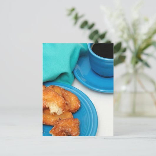 Buttermilch Donut Postkarte (Stehend Vorderseite)