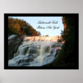 BUTTERMILCH FALLS, ITHACA, NEW YORK-Plakat Poster (Vorne)