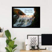 BUTTERMILCH FALLS, ITHACA, NEW YORK-Plakat Poster (Heimbüro)