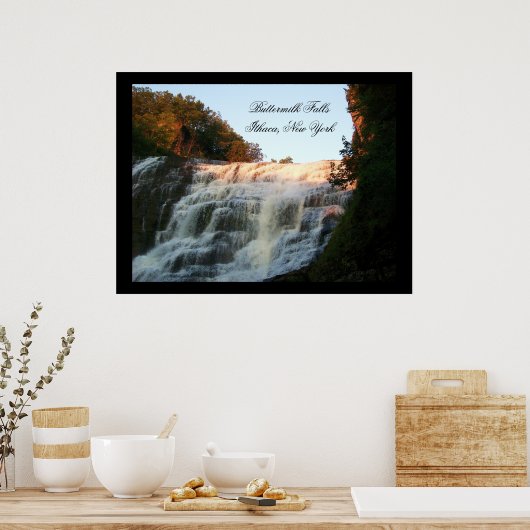 BUTTERMILCH FALLS, ITHACA, NEW YORK-Plakat Poster (Küche)