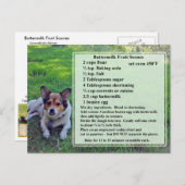 Buttermilch Fruchtsäfte Rezept Postkarte (Vorne/Hinten)