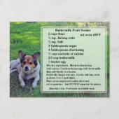 Buttermilch Fruchtsäfte Rezept Postkarte (Vorderseite)