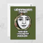 Buttermilch-Hauptstadt der Weltpostkarte Postkarte (Vorne/Hinten)