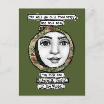 Buttermilch-Hauptstadt der Weltpostkarte