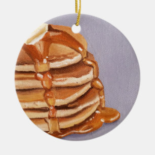 Buttermilch-Pfannkuchen Shortstack Keramik Ornament