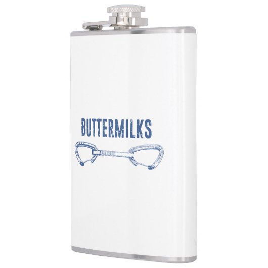 Buttermilch Rock Klettern Quickziehen Flachmann (Links)