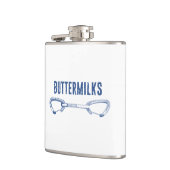 Buttermilch Rock Klettern Quickziehen Flachmann (Links)