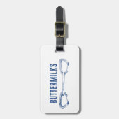 Buttermilch Rock Klettern Quickziehen Gepäckanhänger (Vorderseite vertikal)