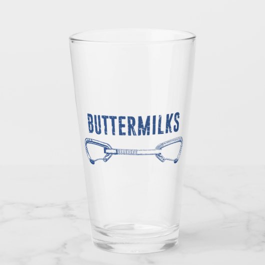 Buttermilch Rock Klettern Quickziehen Glas (Vorderseite)