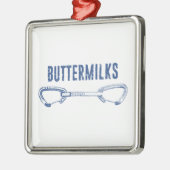 Buttermilch Rock Klettern Quickziehen Ornament Aus Metall (Links)