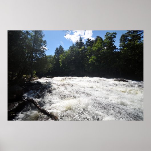 Buttermilk Falls in the Adirondack, Print 08 282 Poster (Vorne)