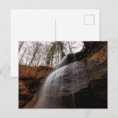 Buttermilk Falls, Indiana County, Pennsylvania Postkarte (Vorne/Hinten)