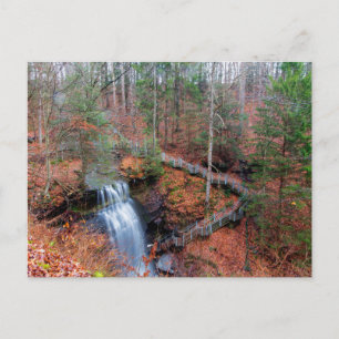 Buttermilk Falls, Indiana County, Pennsylvania Postkarte