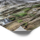 Buttermilk Falls, Ithaca, New York Poster (Ecke)