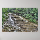 Buttermilk Falls, Ithaca, New York Poster (Vorne)
