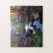 Buttermilk Falls New Jersey. Puzzle (Vertikal)