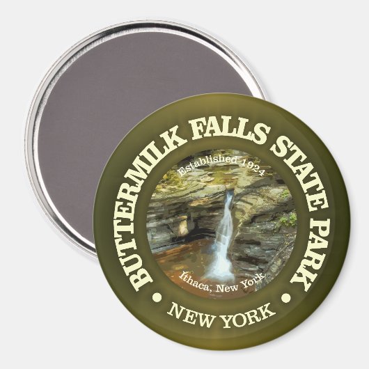 Buttermilk Falls SP Magnet (Vorderseite/Rückseite)