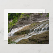 Buttermilk Falls Staat Park, New York Postkarte (Vorne/Hinten)
