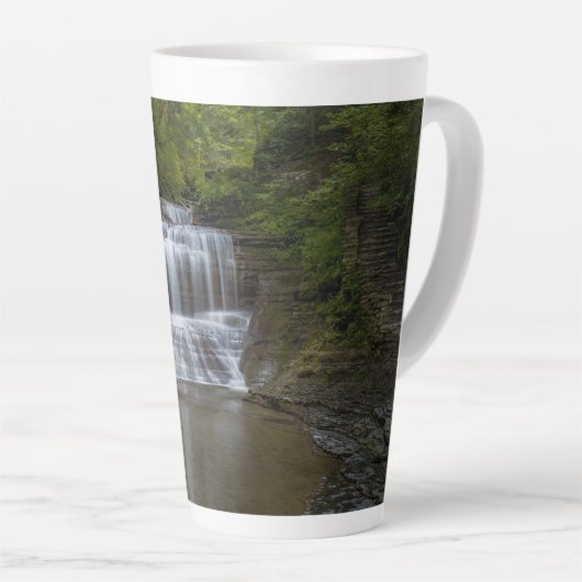 Buttermilk Falls Wasserfälle in Ithaca New York Milchtasse (Rechte Ecke)