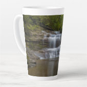 Buttermilk Falls Wasserfälle in Ithaca New York Milchtasse (Linke Ecke)
