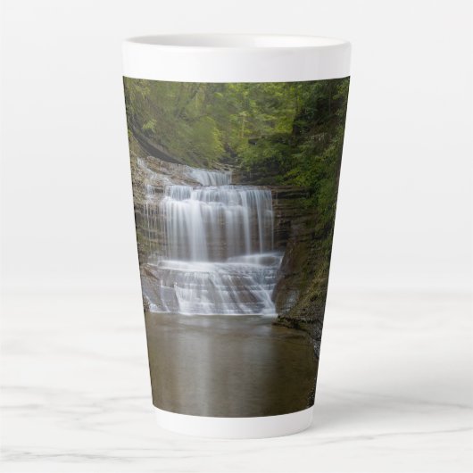 Buttermilk Falls Wasserfälle in Ithaca New York Milchtasse (Vorderseite)