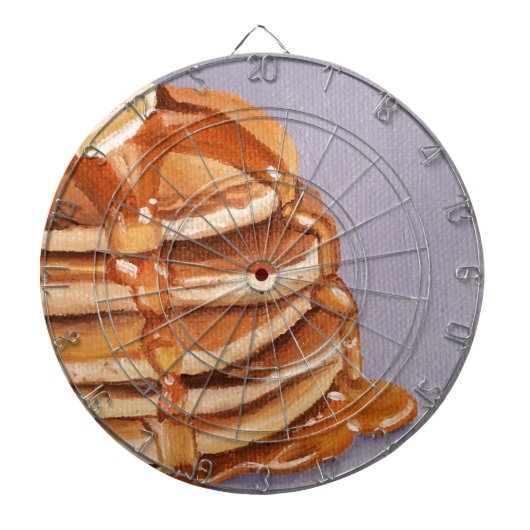 Buttermilk Pancakes Shortstack Frühstückspainting Dartscheibe (vorne)