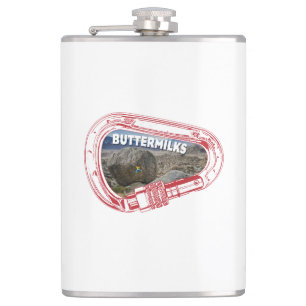 Buttermilks Kletterkarabinerflasche Flachmann