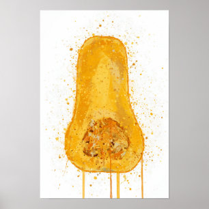 Butternusskürbis Poster