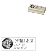 Butternut Crunch Donut Doughnut Junk Food Address Gummistempel (Stempel)