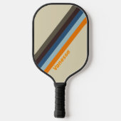 Butternut Fade Stripes mit Name Pickleball Schläger (Rückseite)