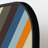 Butternut Fade Stripes mit Name Pickleball Schläger (Linke Seite)