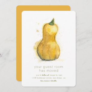 Butternut Funny New Zuhause Moving Ankündigung