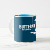 Butternut Ski Resort Skier Zweifarbige Tasse (Vorderseite Links)