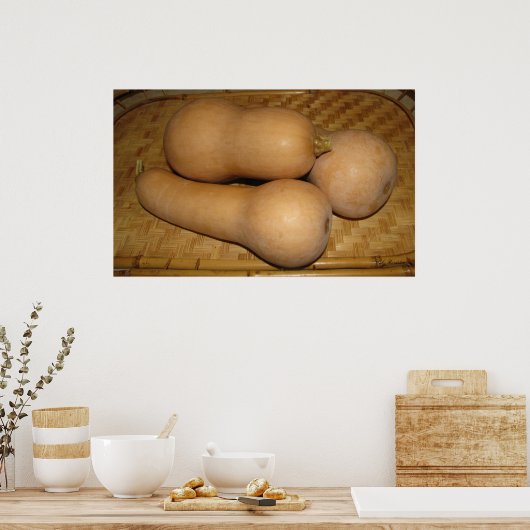 Butternut Squash Poster (Küche)