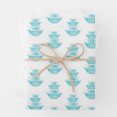 Butterprint Pyrex Wrapping Paper Geschenkpapier Set (Beispiel)