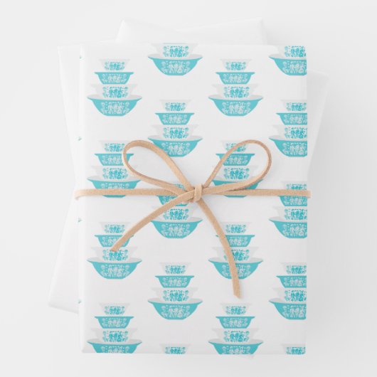 Butterprint Pyrex Wrapping Paper Geschenkpapier Set (Beispiel)