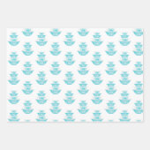 Butterprint Pyrex Wrapping Paper Geschenkpapier Set (Vorderseite)