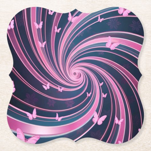 Butterrosa Untersetzer (Vorderseite)