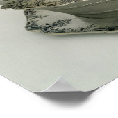 Butterschale mit mattiertem Glasunterteil Poster (Ecke)