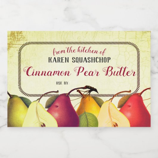 Butterschmalz Lebensmitteletikett (Einzelnes Label)