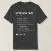 Butterscotch Candy Definition T-Shirt (Design vorne)