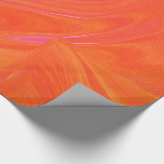 Butterscotch glänzendes Verpackungspapier Geschenkpapier (Ecke)