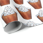 Butterscotch Pudding gepeitschte Creme Süd Food Geschenkpapier (Rolleneckpunkt)