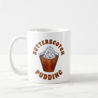 Butterscotch Pudding gepeitschte Creme Süd Food
