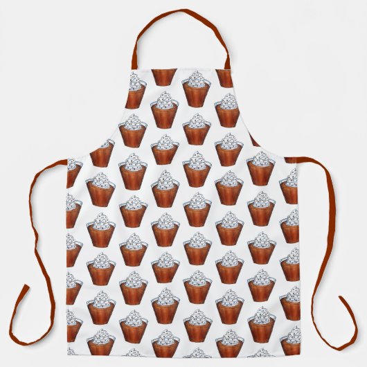 Butterscotch Pudding gepeitschte Creme Süd Food Schürze (Vorderseite)