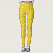 Butterscotch Retro Donuts Leggings (Vorderseite)