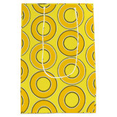Butterscotch Retro Donuts Mittlere Geschenktüte (Rückseite)