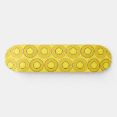 Butterscotch Retro Donuts Skateboard (Horizontal)