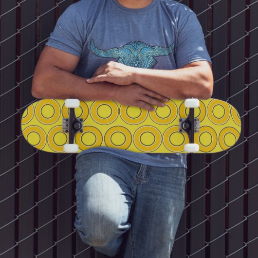 Butterscotch Retro Donuts Skateboard (Außenbereich 3)