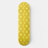 Butterscotch Retro Donuts Skateboard (Vorderseite)